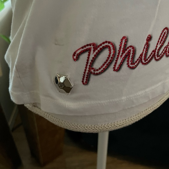 PHILIPP PLEIN T-SHIRT ROUND NECK SS "LET ME DANCE" - Picture 8 of 10